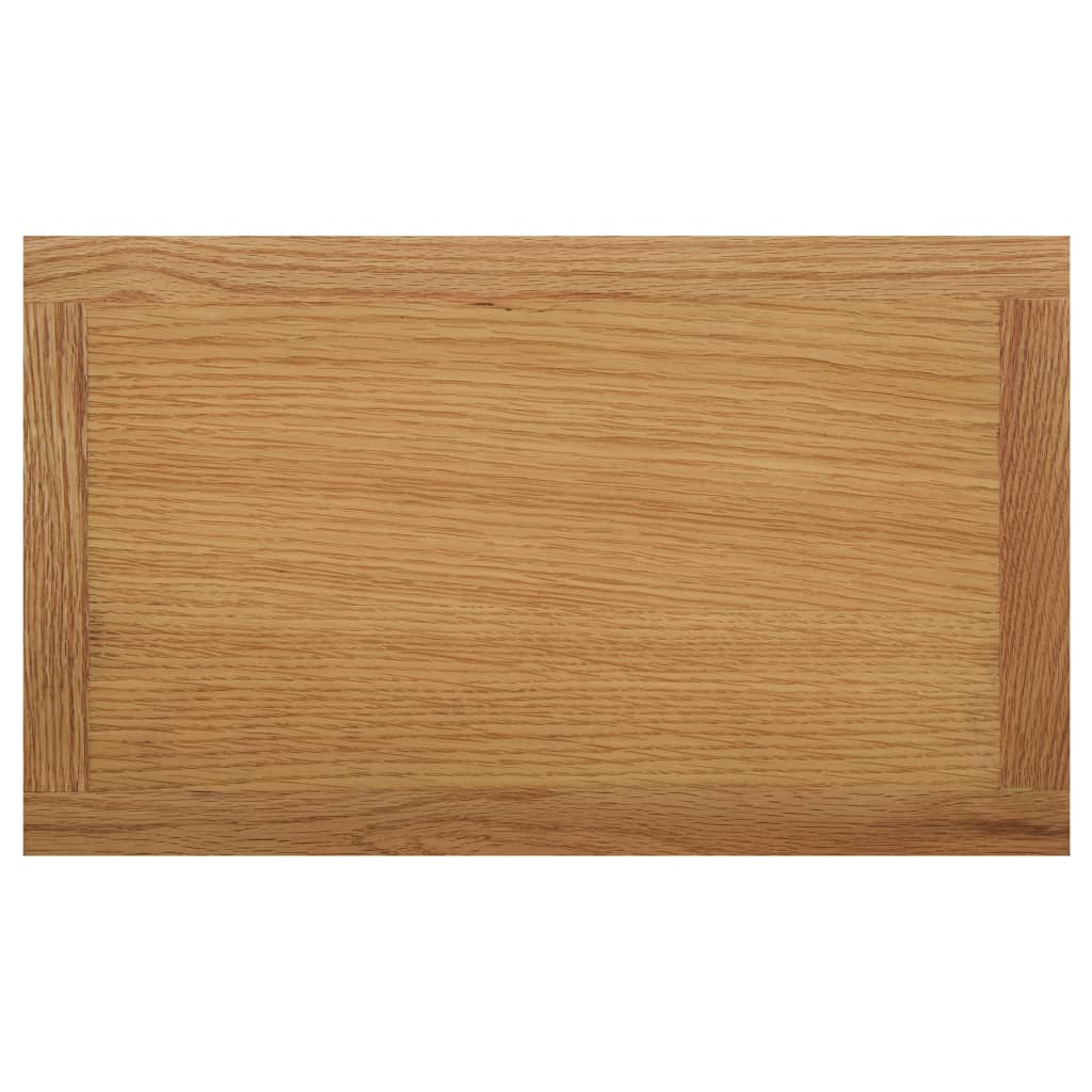 Solid Oak Wood Magazine Table