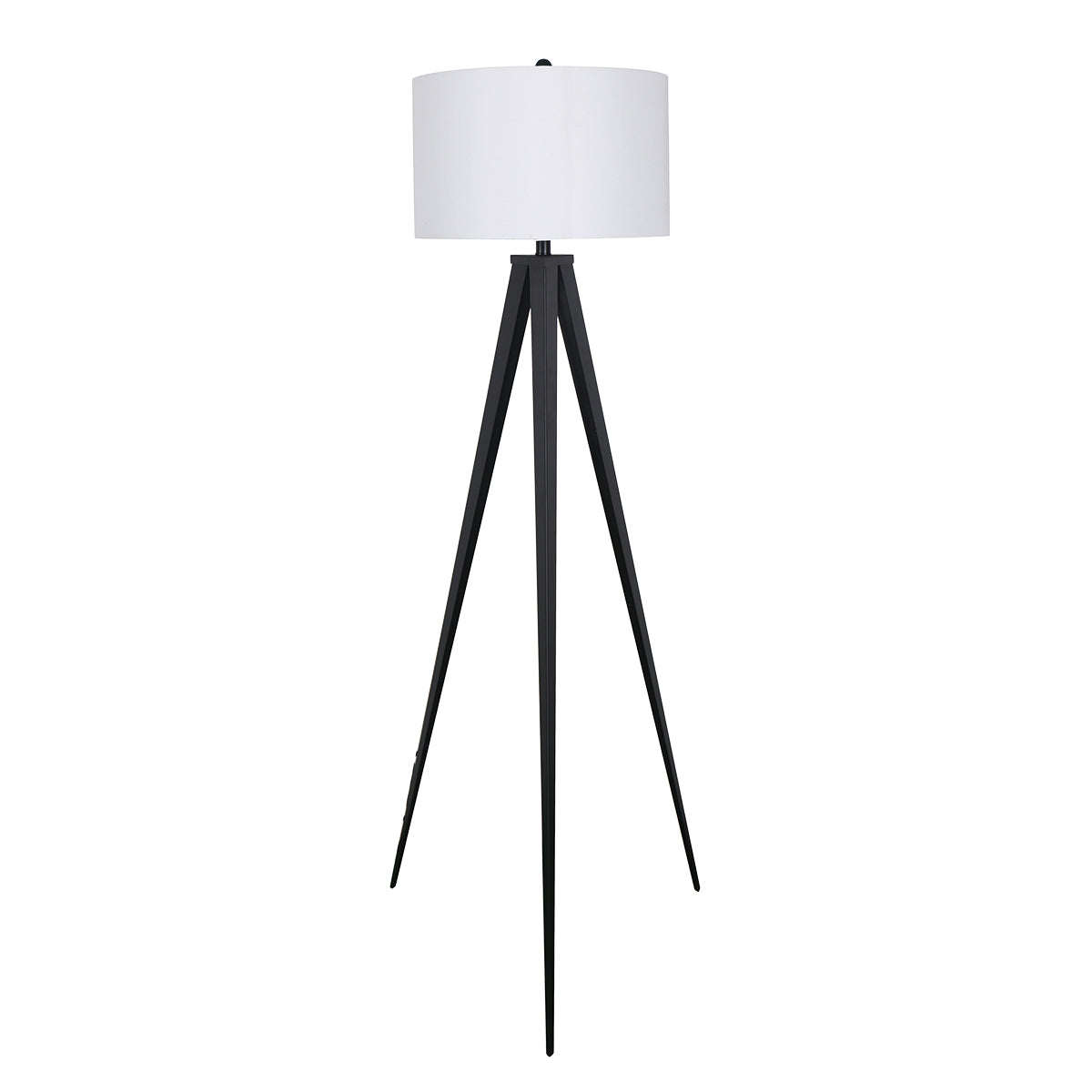 Minimalist Modern Tripod Floor Lamp - Black
